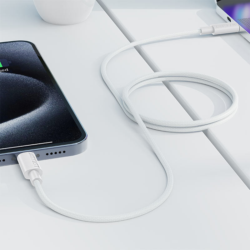 Кабель ACEFAST C18-03 USB-C to USB-C braid charging data cable White (6974316284253) Кабель ACEFAST C18-03 USB-C to USB-C braid charging data cable White (6974316284253)