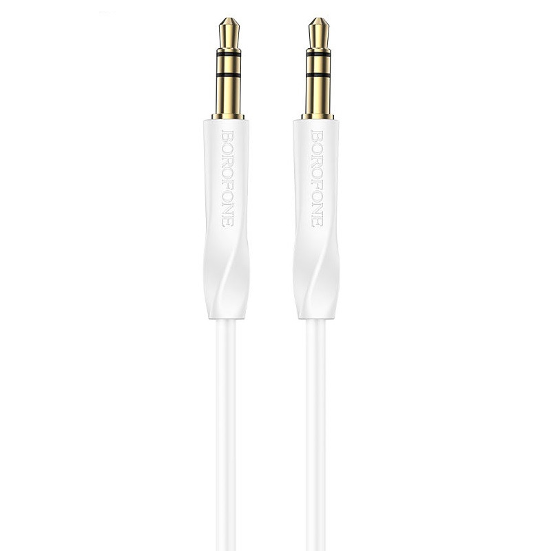 Аудіокабель BOROFONE BL16 Clear sound AUX audio cable White (6974443389173)