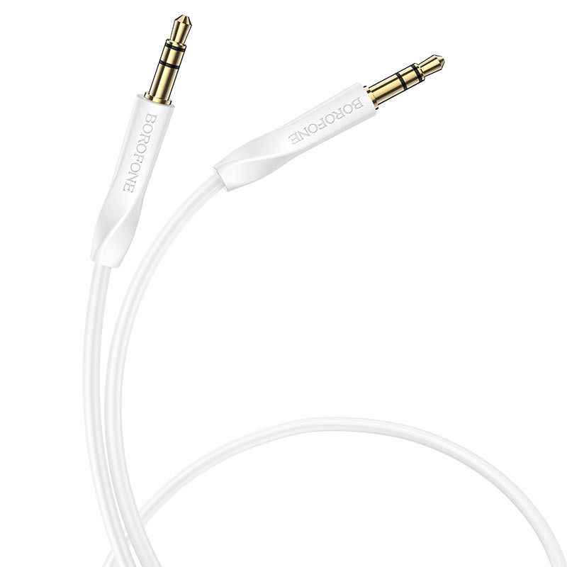 Аудіокабель BOROFONE BL16 Clear sound AUX audio cable White (6974443389173)