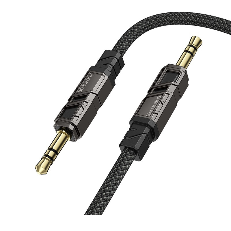 Аудіокабель BOROFONE BL22 Dignity audio cable AUX Black (6941991117725)