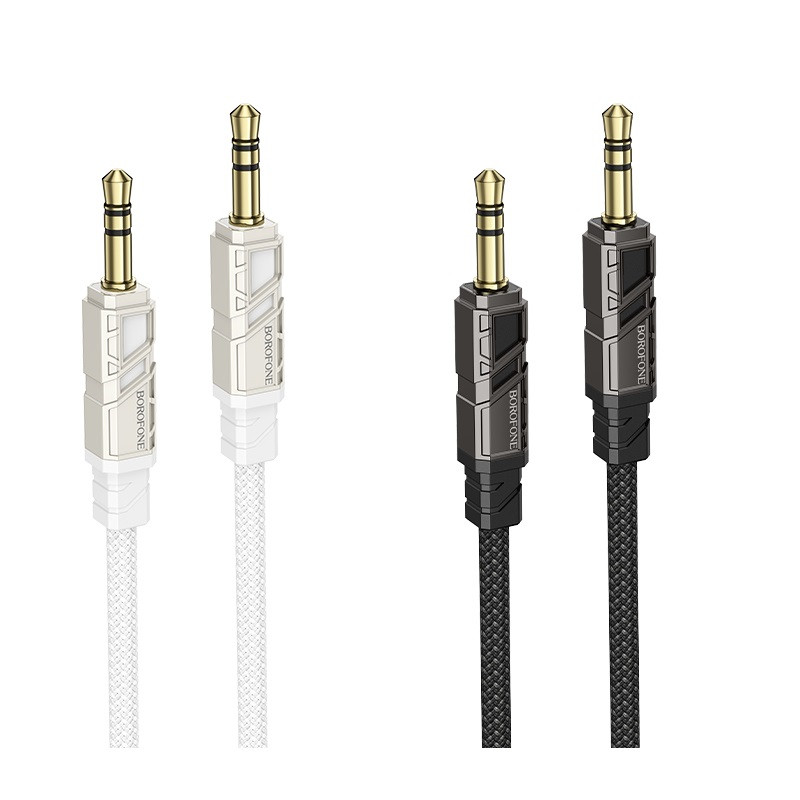 Аудіокабель BOROFONE BL22 Dignity audio cable AUX Black (6941991117725)