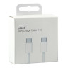 Кабель USB для Iphone (з Type-C на Type-C) (до 60 W \ колір білий) Кабель USB для Iphone (з Type-C на Type-C) (до 60 W \ колір білий)