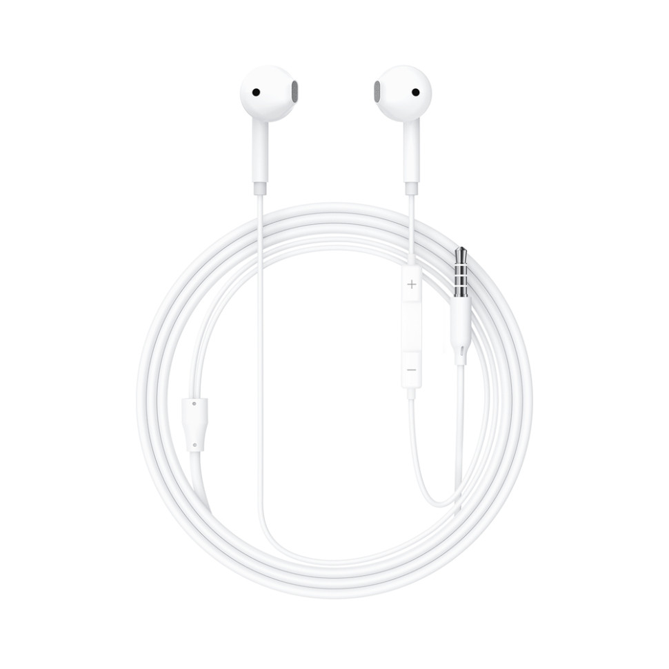 Навушники ACEFAST L14 3.5mm semi-in-ear wired earphones with mic White (6974316286707)