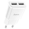 Мережевий зарядний пристрій HOCO C88A Star round dual port charger 12W White (6931474749499) Мережевий зарядний пристрій HOCO C88A Star round dual port charger 12W White (6931474749499)