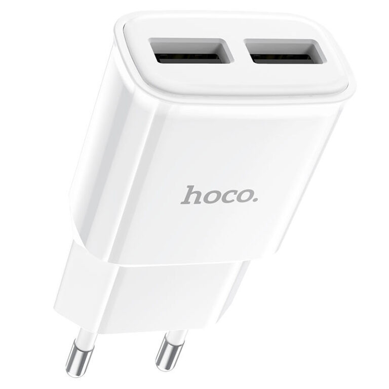 Мережевий зарядний пристрій HOCO C88A Star round dual port charger 12W White (6931474749499) Мережевий зарядний пристрій HOCO C88A Star round dual port charger 12W White (6931474749499)
