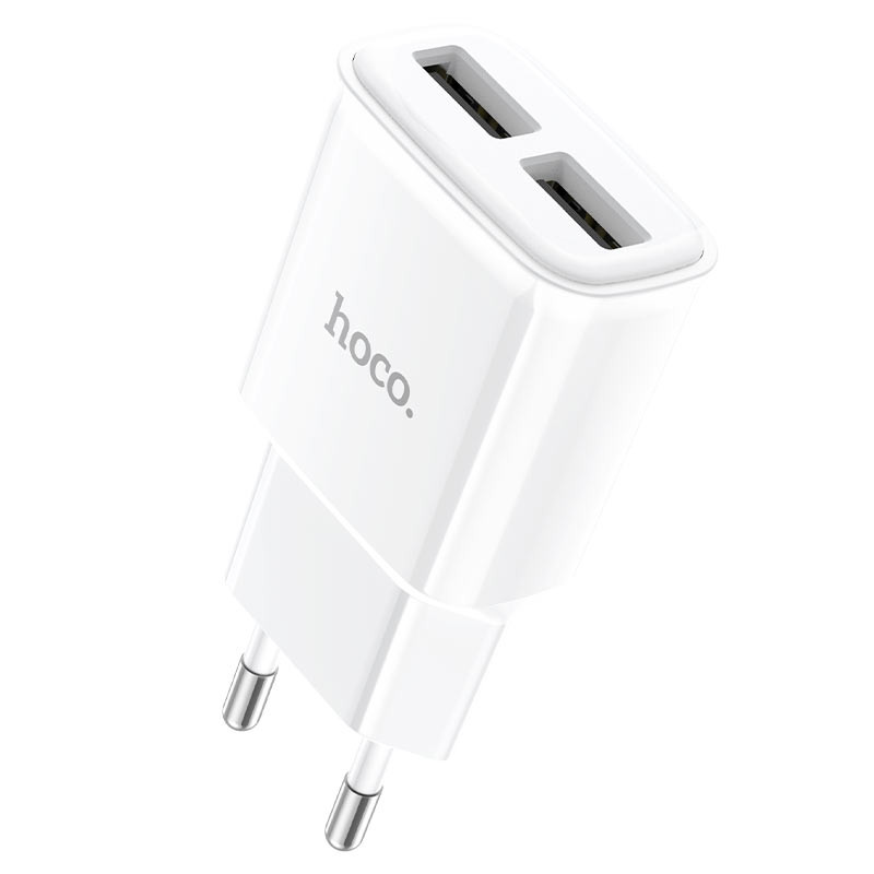 Мережевий зарядний пристрій HOCO C88A Star round dual port charger 12W White (6931474749499) Мережевий зарядний пристрій HOCO C88A Star round dual port charger 12W White (6931474749499)