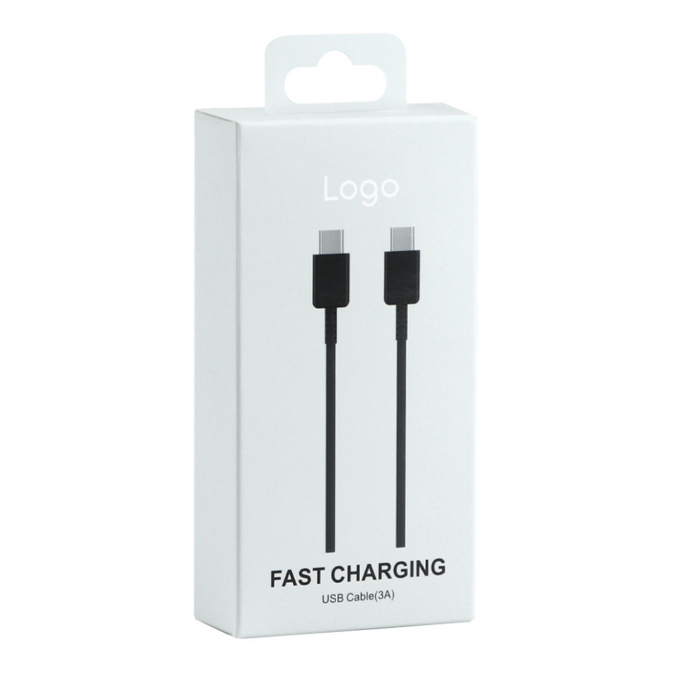 Кабель USB для Samsung (з Type-C на Type-C \ 60W) (колір чорний)