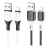 Кабель USB Borofone BX79 Silicone Lightning 2.4A Чорний