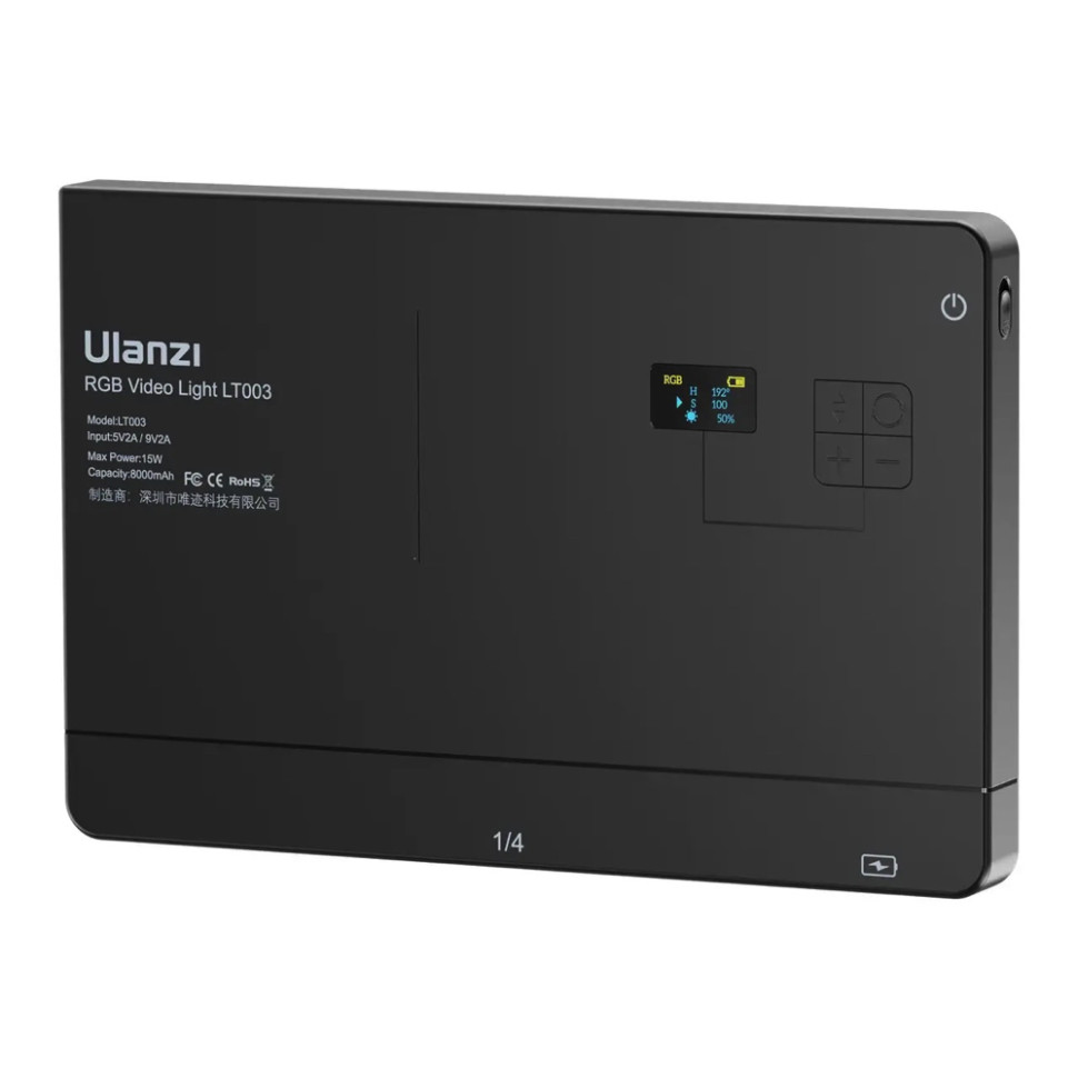 Відеосвітло Ulanzi LT003 LED Video Light, 15W (UV-3099 LT003) (3099) Відеосвітло Ulanzi LT003 LED Video Light, 15W (UV-3099 LT003) (3099)