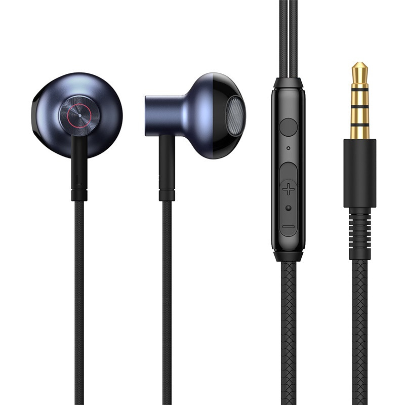 Навушники Baseus Encok 3.5mm Wired Earphone H19 Black (NGH19-01)