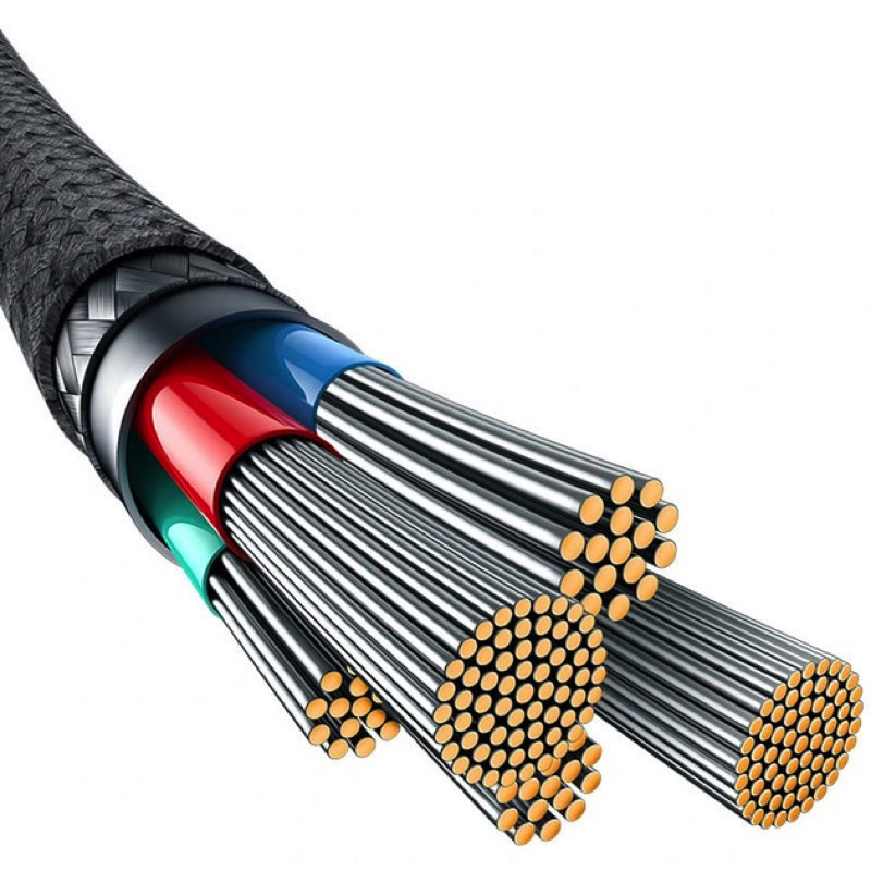 Кабель Baseus Unbreakable Series Fast Charging Data Cable Type-C to iP 20W 2m Cluster Black (P10355803111-01) Кабель Baseus Unbreakable Series Fast Charging Data Cable Type-C to iP 20W 2m Cluster Black (P10355803111-01)