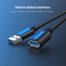 Кабель Vention USB 3.0 A Male to A Female Extension Cable 1.5M black PVC Type (CBHBG) (CBHBG) Кабель Vention USB 3.0 A Male to A Female Extension Cable 1.5M black PVC Type (CBHBG) (CBHBG)