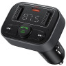 АЗП з FM-модулятором Baseus S-09 Lite Series Car FM Transmitter Cluster Black (C10762300113-00)