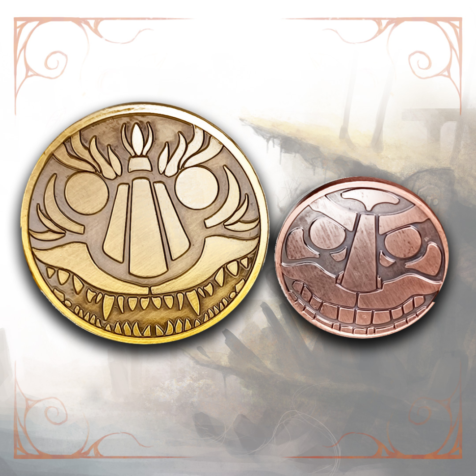 Звір - металеві монети (Beast Metal Coins)