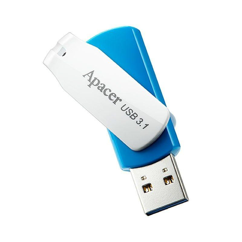 Флеш-накопичувач Apacer USB 3.2 Gen 1 AH357 32GB Blue/White (AP32GAH357U-1)