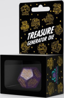 Кубик D12 Treasure Generator Die: Shimmering Purple&amp;Gold (1)