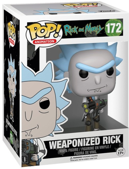 Рік Санчез зі зброєю - Funko POP Animation: Rick and Morty - Weaponized Rick