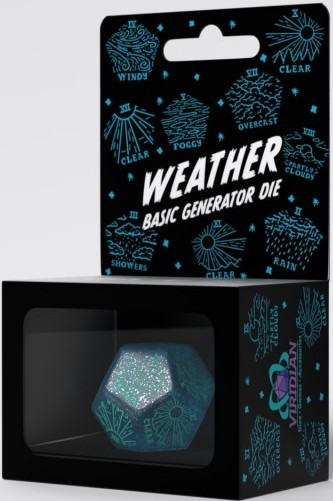 Кубик D12 Weather Generator Die: Blue&Turquise (1)