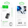 Адаптер HOCO UA17 iP Male to Type-C female USB2.0 adapter Black (6931474761996)
