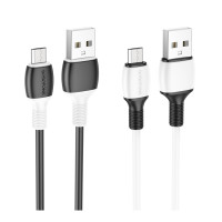 Кабель USB Borofone BX84 Micro 2.4A Чорний