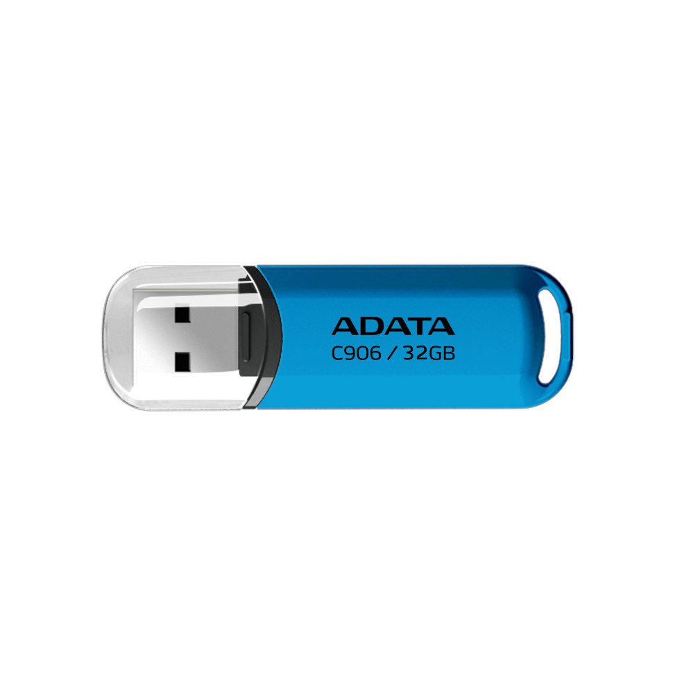Флеш-накопичувач ADATA USB 2.0 C906 32Gb Water Blue (AC906-32G-RWB)