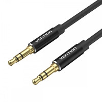 Аудіокабель Vention 3.5mm Male to Male Audio Cable 2M Black Aluminum Alloy Type (BAXBH) (BAXBH)