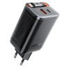 Мережевий зарядний пристрій з кабелем ACEFAST A111 PD67W GaN charger(2*USB-C+USB-A) with retractable cable Black (6974316284062) Мережевий зарядний пристрій з кабелем ACEFAST A111 PD67W GaN charger(2*USB-C+USB-A) with retractable cable Black (6974316284062)