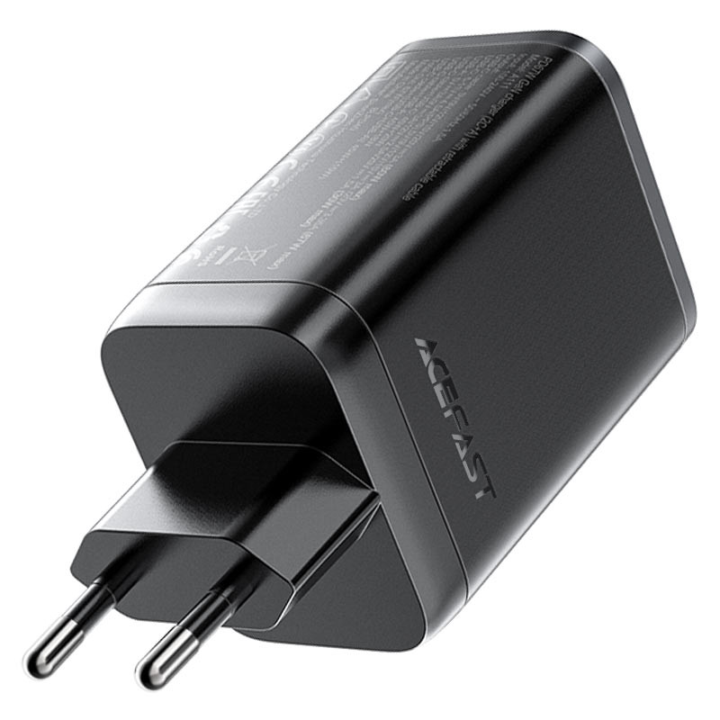 Мережевий зарядний пристрій з кабелем ACEFAST A111 PD67W GaN charger(2*USB-C+USB-A) with retractable cable Black (6974316284062) Мережевий зарядний пристрій з кабелем ACEFAST A111 PD67W GaN charger(2*USB-C+USB-A) with retractable cable Black (6974316284062)