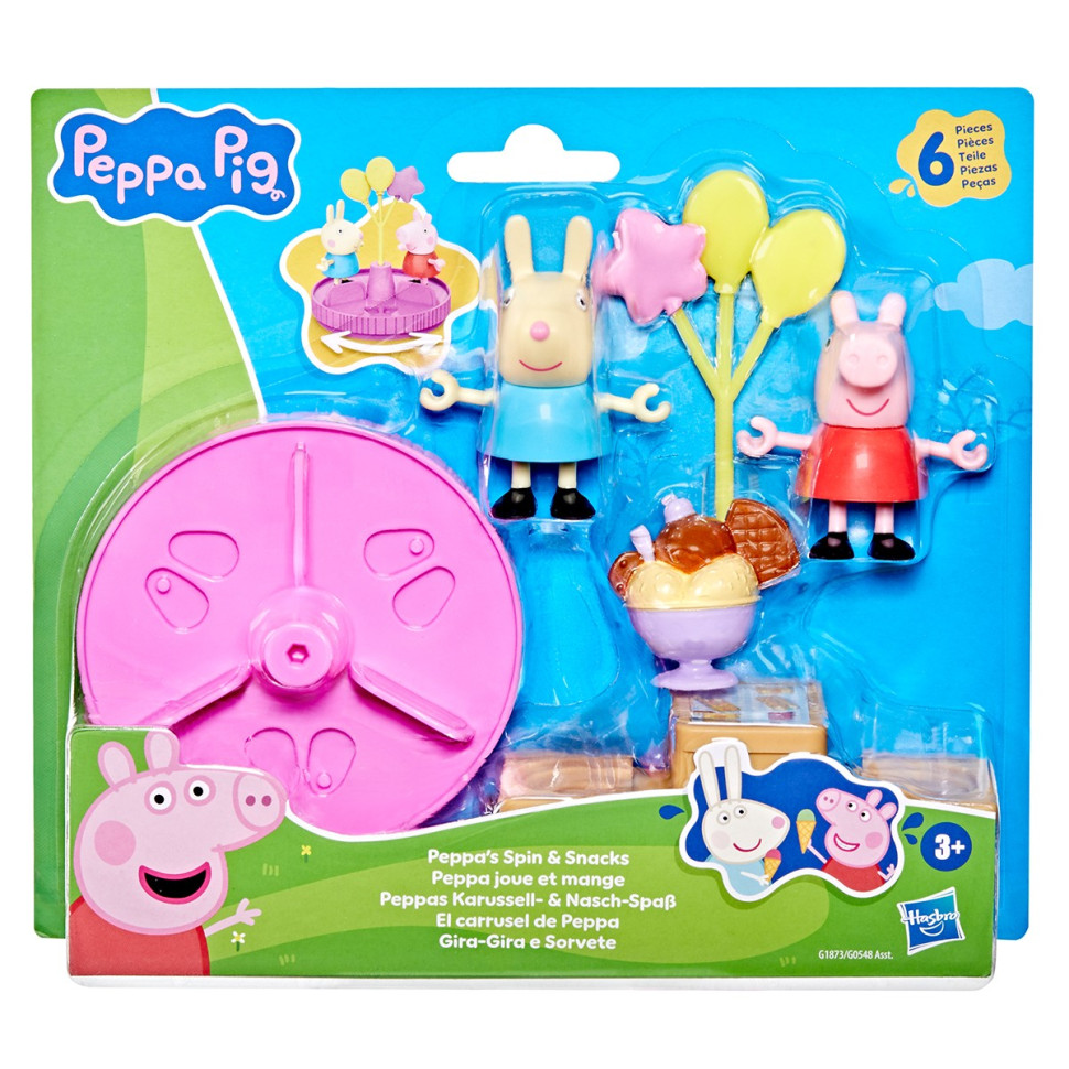 Ігровий набір Peppa Figurines серії Моменти з Пеппою (Карусель і ласощі)
