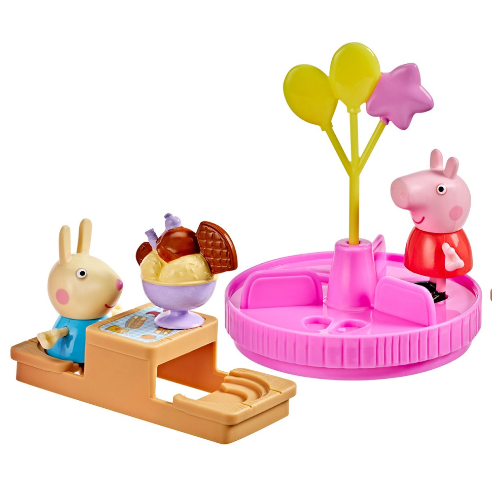 Ігровий набір Peppa Figurines серії Моменти з Пеппою (Карусель і ласощі)
