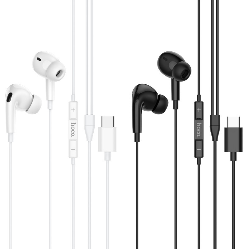 Навушники Hoco M101 Pro Crystal sound with microphone Type-C Чорний