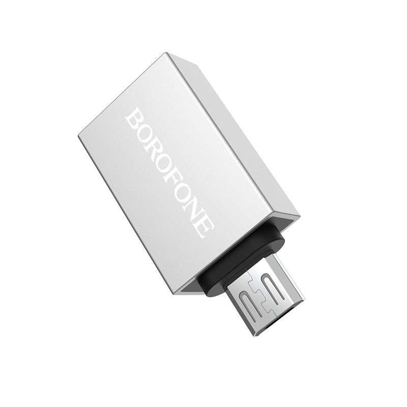 Адаптер BOROFONE BV2 adapter USB-A to Micro-USB, converter, OTG support, USB 3.0 (6957531090311)
