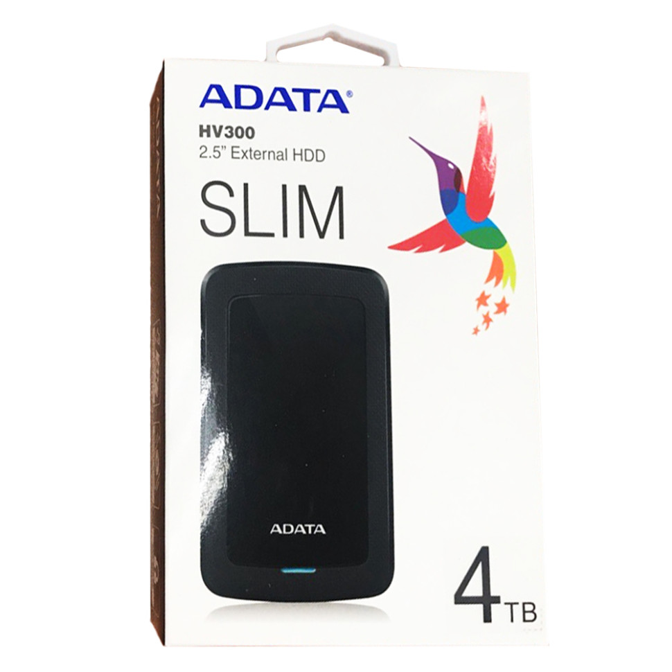 Зовнішній жорсткий диск PHD External 2.5'' ADATA USB 3.1 DashDrive Durable HV300 4TB Black (AHV300-4TU31-CBK) Зовнішній жорсткий диск PHD External 2.5'' ADATA USB 3.1 DashDrive Durable HV300 4TB Black (AHV300-4TU31-CBK)