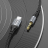 Аудiокабель HOCO UPA26 Fresh digital audio conversion cable Type-C Black (6942007608824)