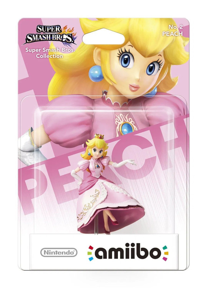 Фигурка Nintendo Amiibo Super Smash Bros. Collection Peach No. 2 (коллекционное издание, серия Smash Bros.)