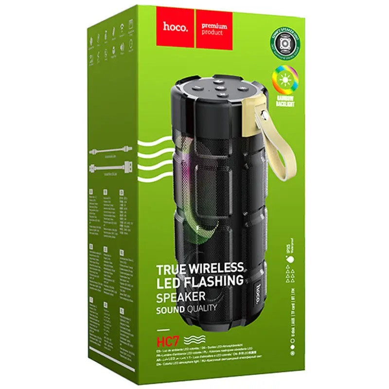 Портативна колонка HOCO HC7 Pleasant sports BT speaker Black (6931474749741)