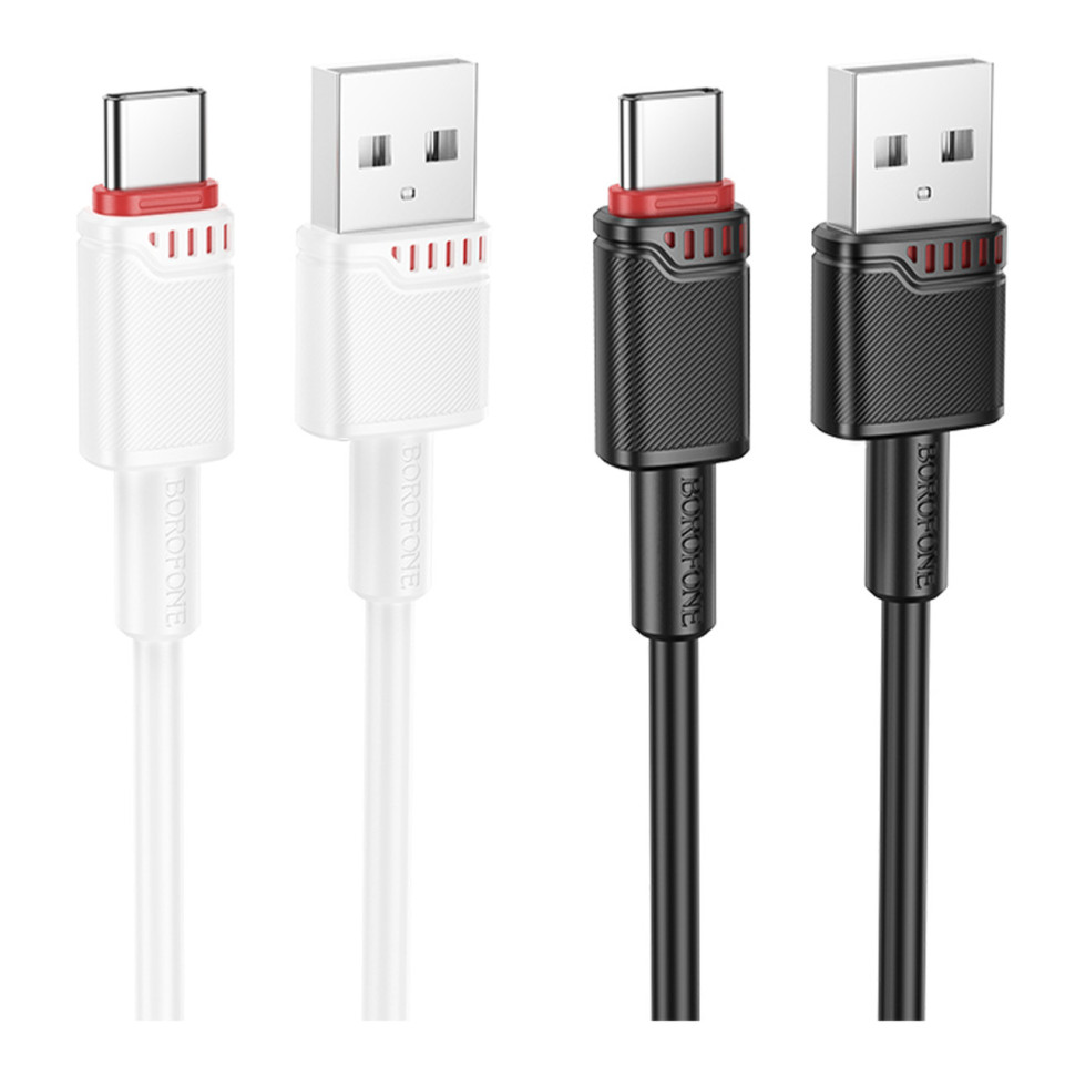Кабель USB Borofone BX110 Type-C 3A Білий