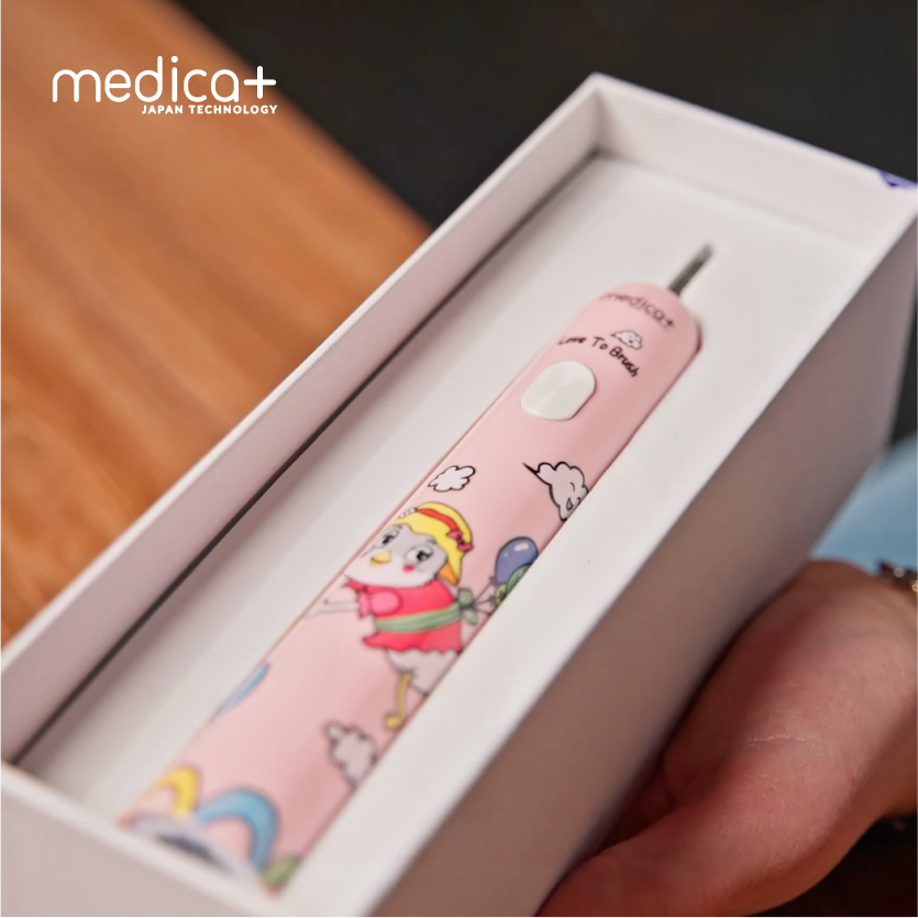 Звукова зубна щітка Medica+ KidsBrush 7.0 Pink + Насадки (4 шт) Звукова зубна щітка Medica+ KidsBrush 7.0 Pink + Насадки (4 шт)