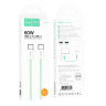 Кабель USB Hoco X104 Source 60W Type-C to Type-C Рожевий
