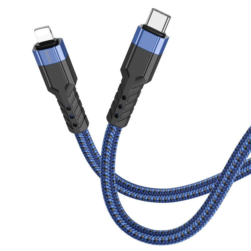 Кабель USB Hoco U110 PD Type-C to Lightning 1.2m Чорний