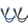 Кабель USB Hoco U110 PD Type-C to Lightning 1.2m Чорний Кабель USB Hoco U110 PD Type-C to Lightning 1.2m Чорний