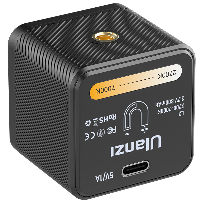 Відеосвітло Ulanzi L2 Bi-color COB Vedio Light, IP6, 5W, Black (3051) (3051)