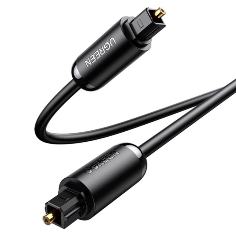 Аудіокабель UGREEN AV122 Toslink Optical Audio Cable 1m Black (UGR-70890)