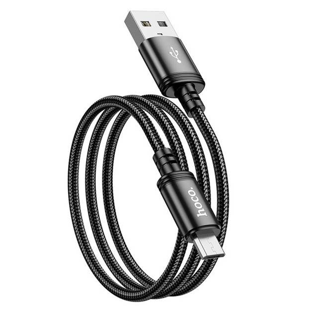 Кабель HOCO X89 Wind charging data cable Micro Black (6931474784346) Кабель HOCO X89 Wind charging data cable Micro Black (6931474784346)