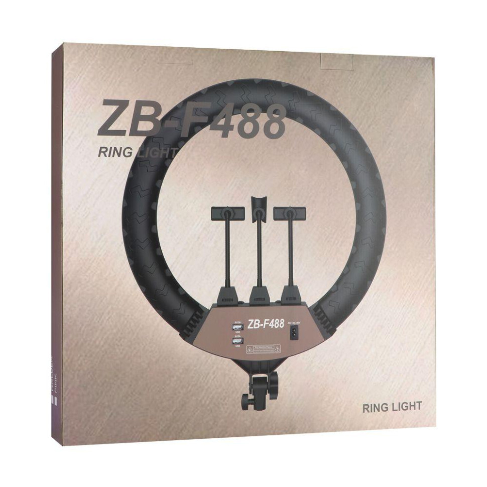 Лампа Ring Light 56cm Remote Bag ZB-F488 Original Цвет Черный