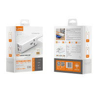 Мережевий Зарядний Пристрій LDNIO SC1418 Power Strip PD/QC 65W Білий