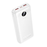 Зовнішній акумулятор HOCO J172A Precision 22.5W+PD20W fully compatible power bank(20000mAh) White (6942007681872)
