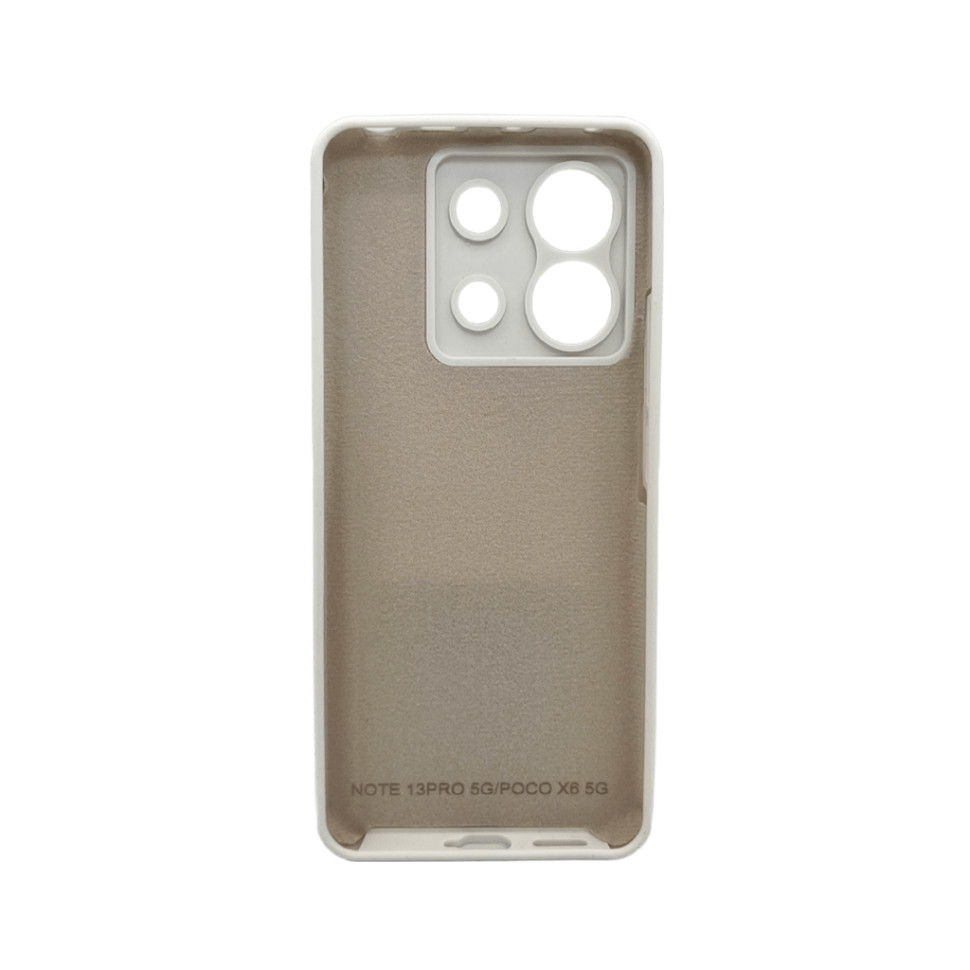 Чохол для смартфона Cosmic Silicone Case AA for Xiaomi Redmi Note 13 Pro 5G/POCO X6 5G White (CosSilXiNo13P5GWhite)