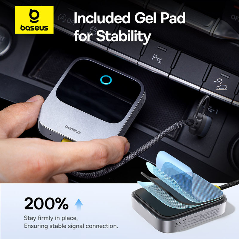 Адаптер Baseus SafeJourney Series Wireless CarPlay Adapter Space Grey (C10745100813-00)