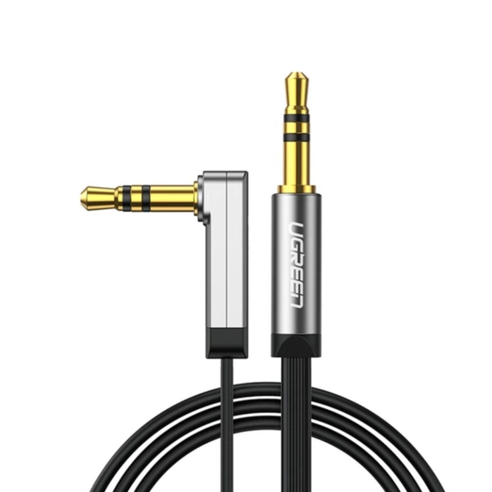 Аудіокабель UGREEN AV119 3.5mm Male to 3.5mm Male Cable 1m Black (UGR-10733)